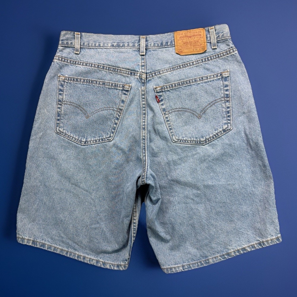 Levi's 560‎ Mens Loose Fit Denim Shorts Vintage 90's Made in USA Waist 36